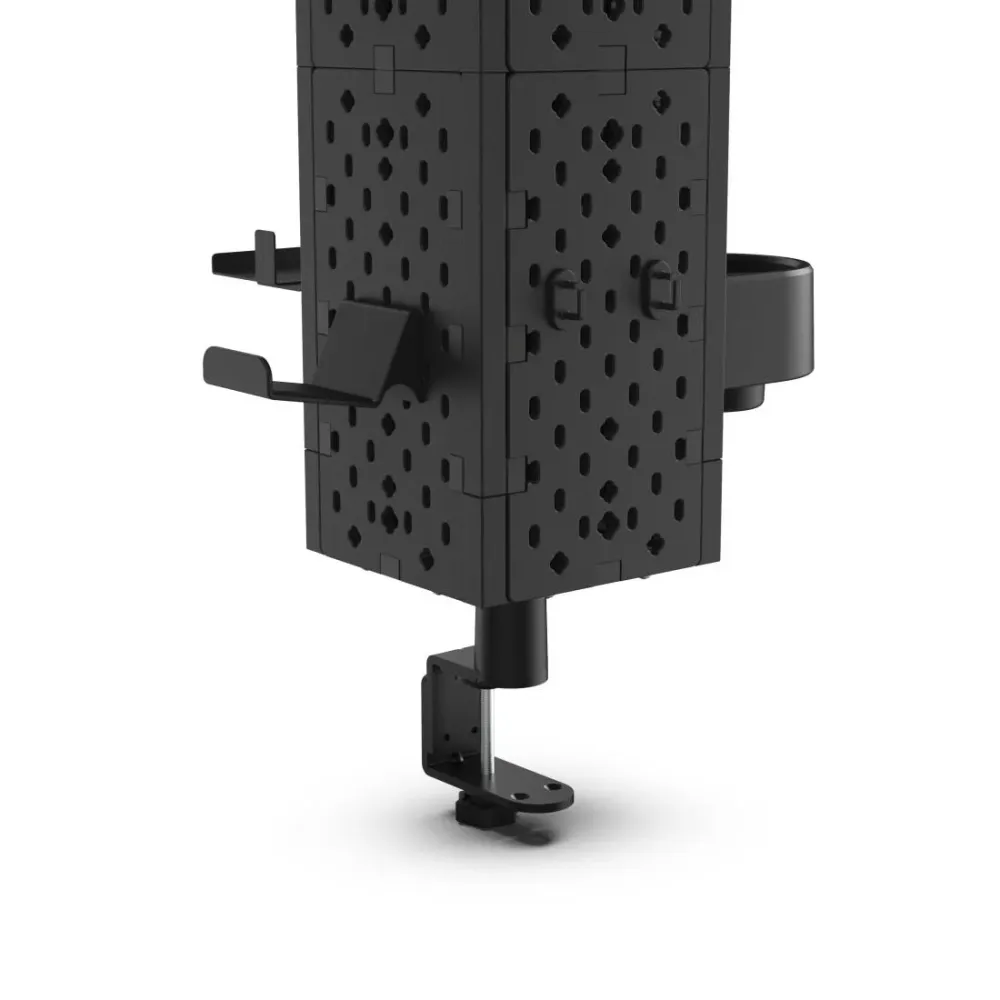 uRage модулен комплект Peg Board, монтаж на стена/маса, черен