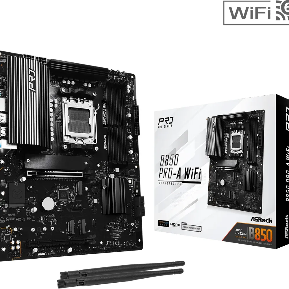 Дънна платка ASRock B850 PRO-A WIFI socket AM5