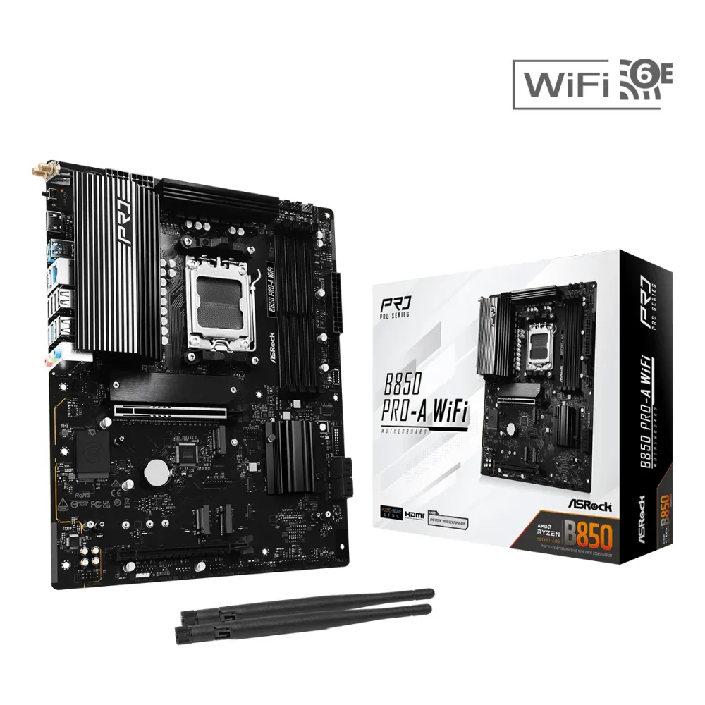 Дънна платка ASRock B850 PRO-A WIFI socket AM5 Дънна платка ASRock B850 PRO-A WIFI socket AM5