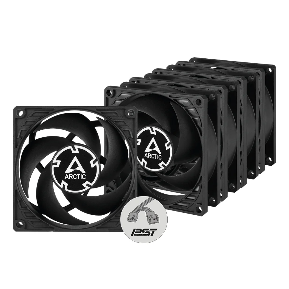 Комплект вентилатори 3-pack ARCTIC P8 80mm PWM PST