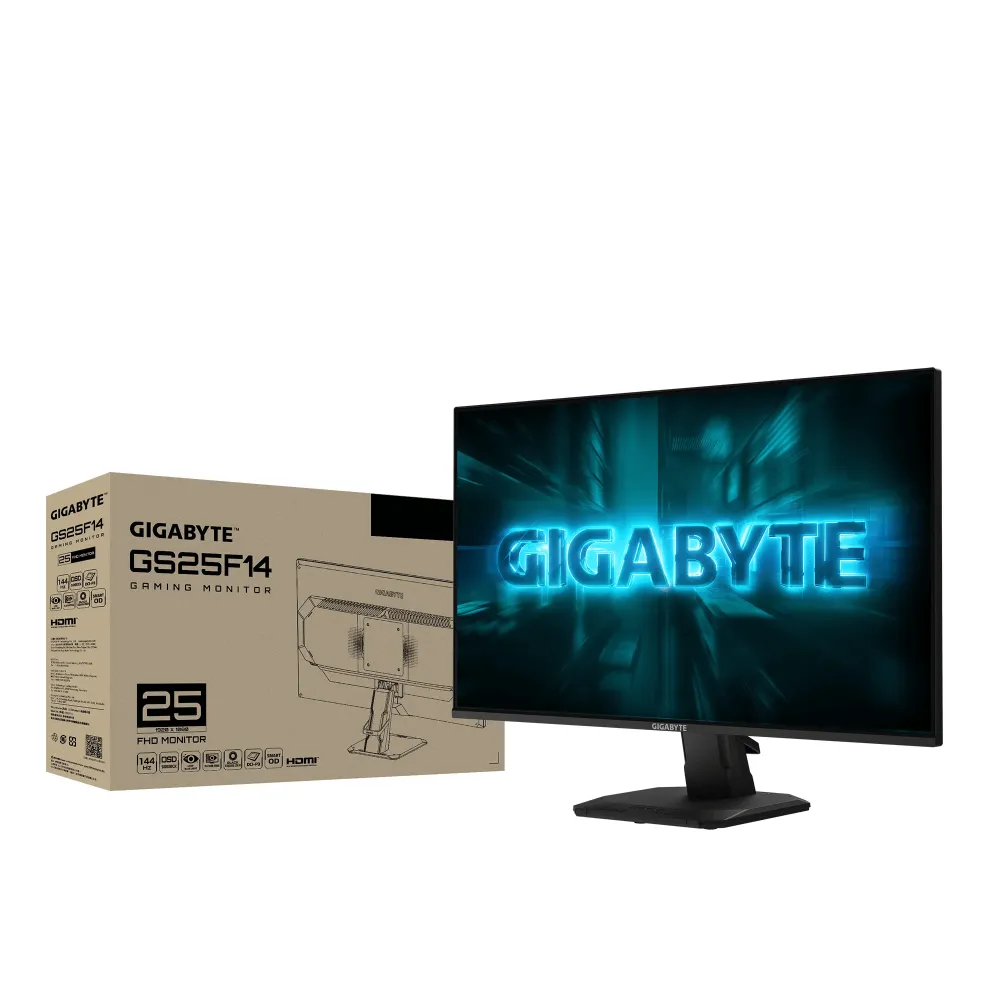 Гейминг монитор Gigabyte GS25F14 - 24.5 inch SS IPS FHD (1920x1080), 144 Hz, 1 ms, HDR10