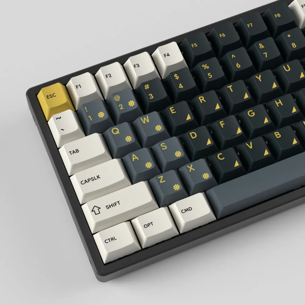 Капачки за механична клавиатура Keychron Cherry Profile Dye-Sub PBT Full Keycap Set - Retro Garage