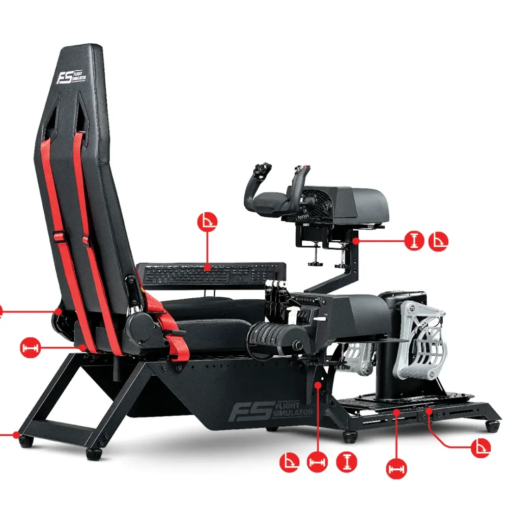 Геймърски стол Next Level Racing Flight Simulator