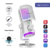 Настолен микрофон FIFINE AM6 RGB - White