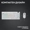 Геймърска механична клавиатура Logitech G Pro X TKL White - Tactile