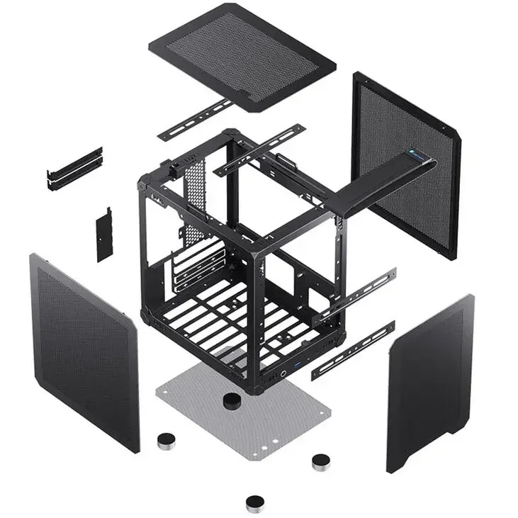 Кутия Jonsbo C6 Mesh, mATX, Black