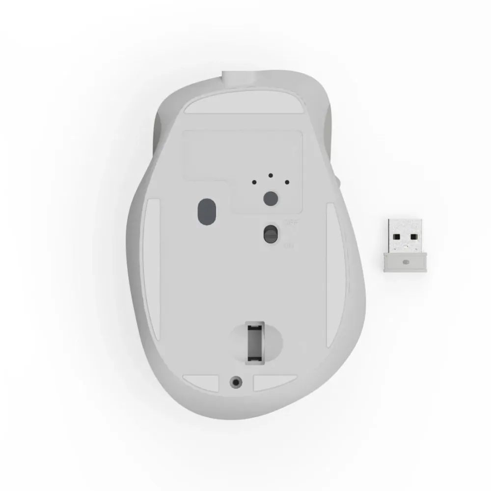 HAMA Безжична оптична мишка WM-500 Recharge, бяла, 6 бут.,800/1200/1600 dpi, безшумна