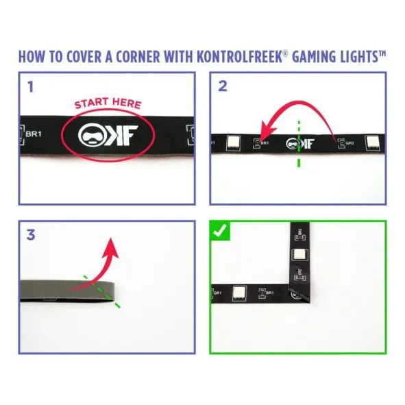 RGB лента KontrolFreek Gaming Lights Kit, USB (3.6m)