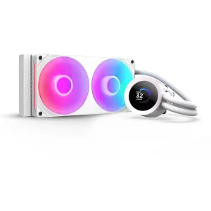 Охладител за процесор NZXT Kraken Plus 240 RGB LCD Display - White