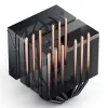 Охладител за процесор Jonsbo CC90 Dual Tower 130mm Display - Черен