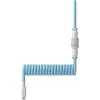 Кабел за клавиатура HyperX Coiled Cable USB-C Light Blue-White