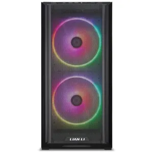 Кутия Lian-Li LANCOOL 216, RGB, Mid-Tower, Tempered Glass, Черна