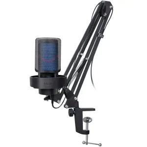 Микрофон със стойка FIFINE A8T RGB - Black