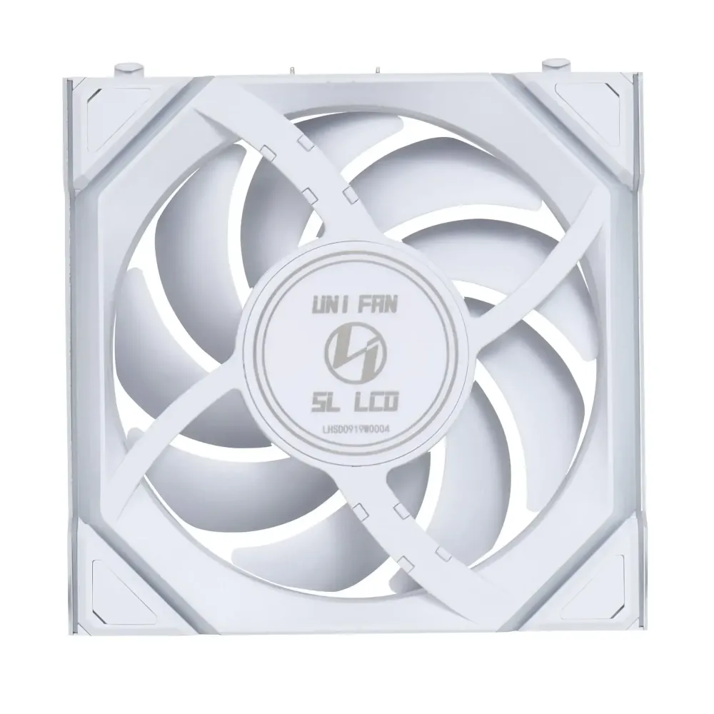 Вентилатори 3бр Lian Li UNI FAN SL Wireless LCD Reverse Blade ARGB PWM - 120 mm Бели Вентилатори 3бр Lian Li UNI FAN SL Wireless LCD Reverse Blade ARGB PWM - 120 mm Бели