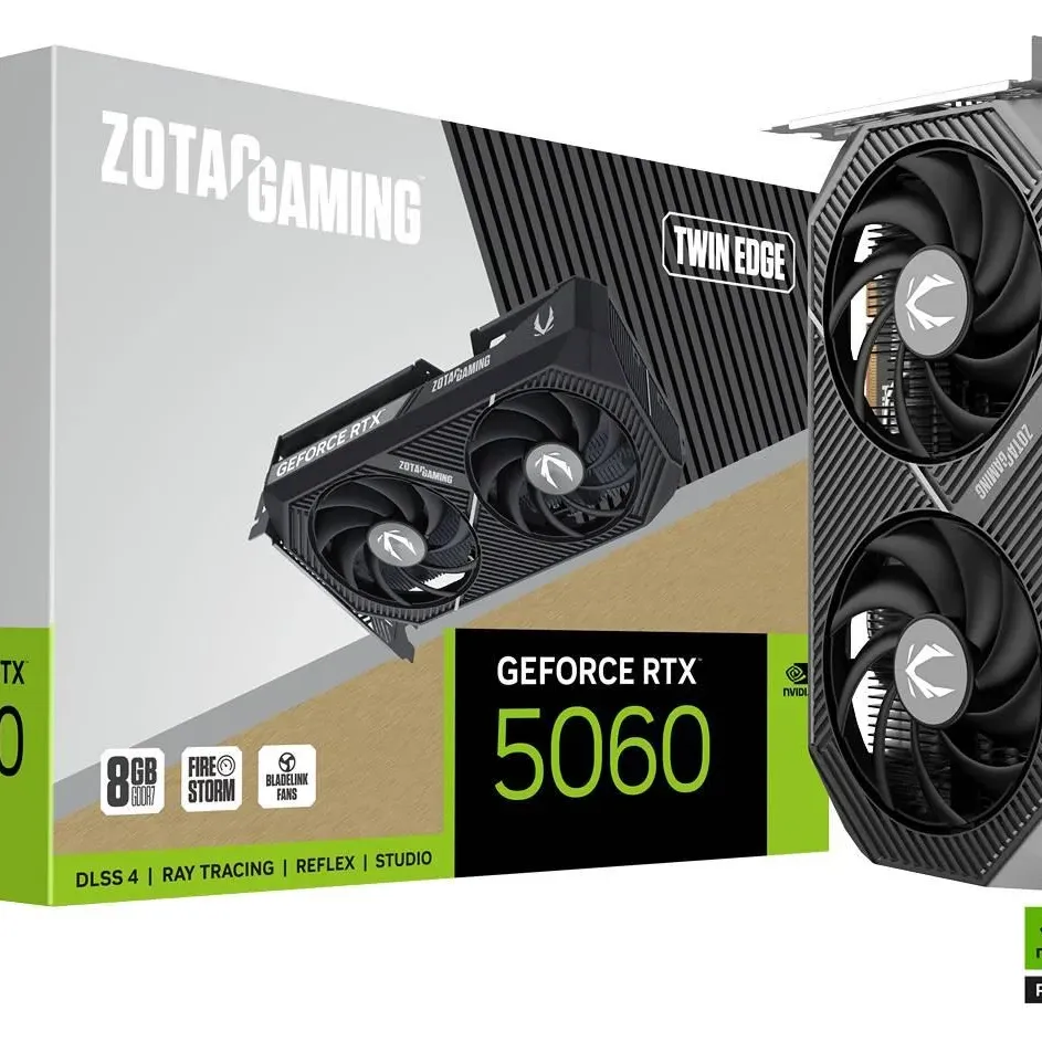 Видео карта ZOTAC GAMING RTX 5060 Twin Edge 8GB GDDR7