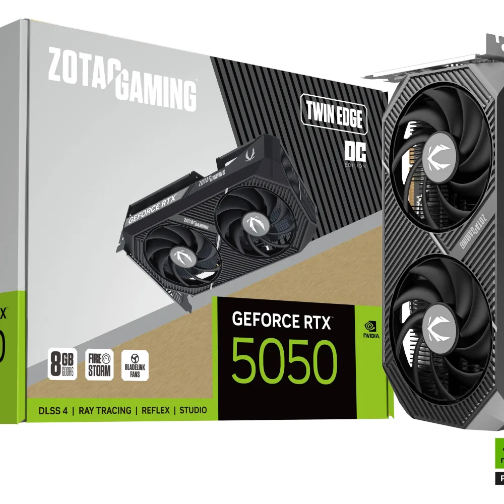 Видео карта ZOTAC GAMING RTX 5050 Twin Edge 8GB OC GDDR6