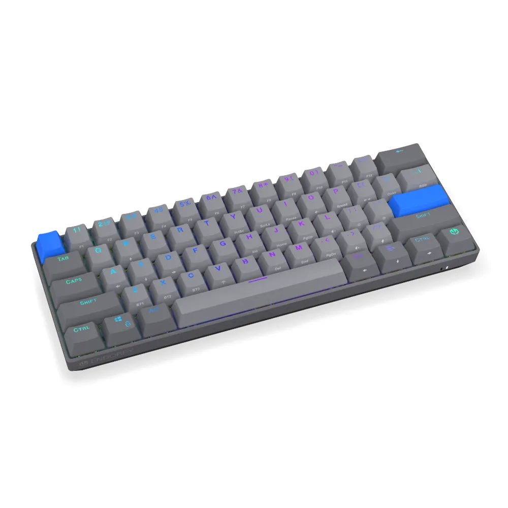 Endorfy механична клавиатура Thock Wireless V2 Compact, PBT, Endorfy Yellow, US Layout