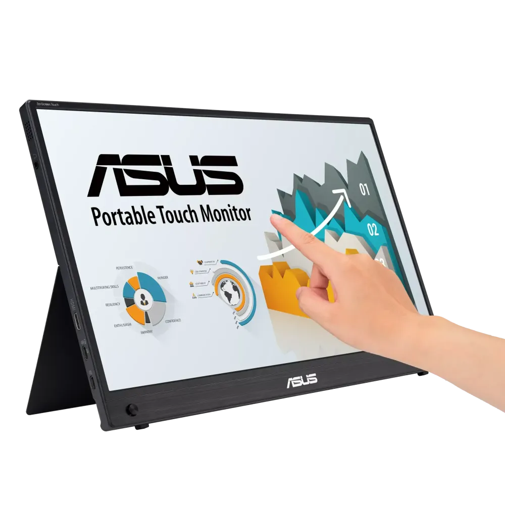 Портативен тъч Монитор ASUS ZenScreen Touch MB16AMTR, 16