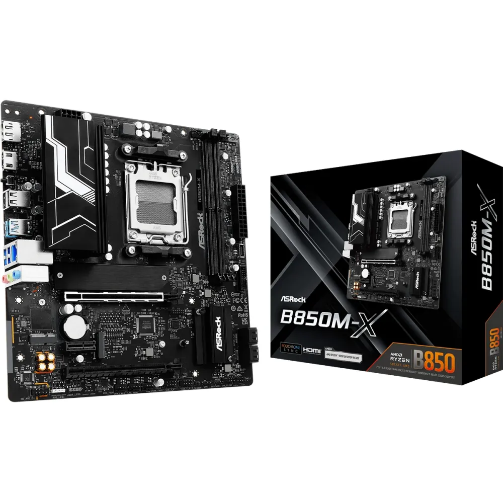 Дънна платка ASRock B850M-X socket AM5 Дънна платка ASRock B850M-X socket AM5