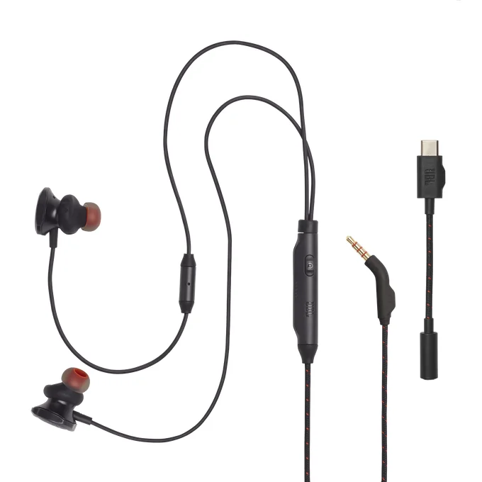 Слушалки JBL Quantum 50C, In Ear, Черен Слушалки JBL Quantum 50C, In Ear, Черен