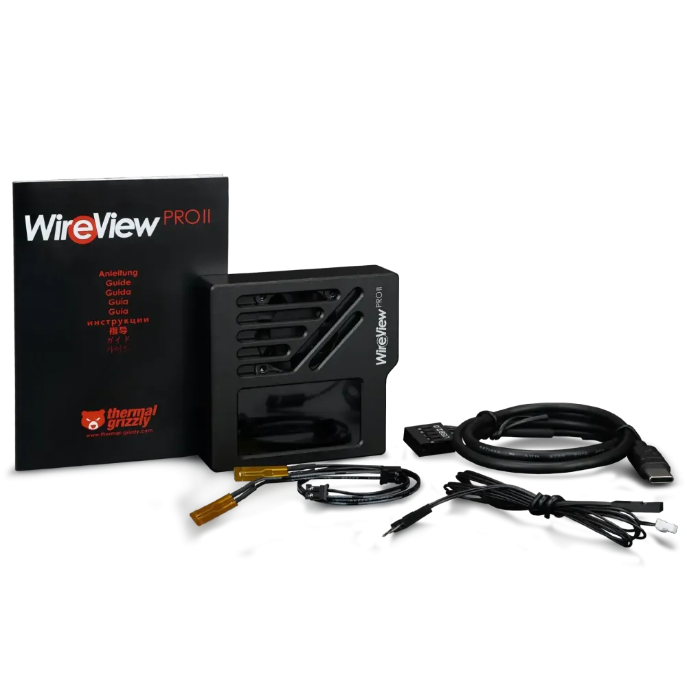 Датчик за видеокарта Thermal Grizzly WireView Pro II GPU 12V-2x6 - Black Датчик за видеокарта Thermal Grizzly WireView Pro II GPU 12V-2x6 - Black