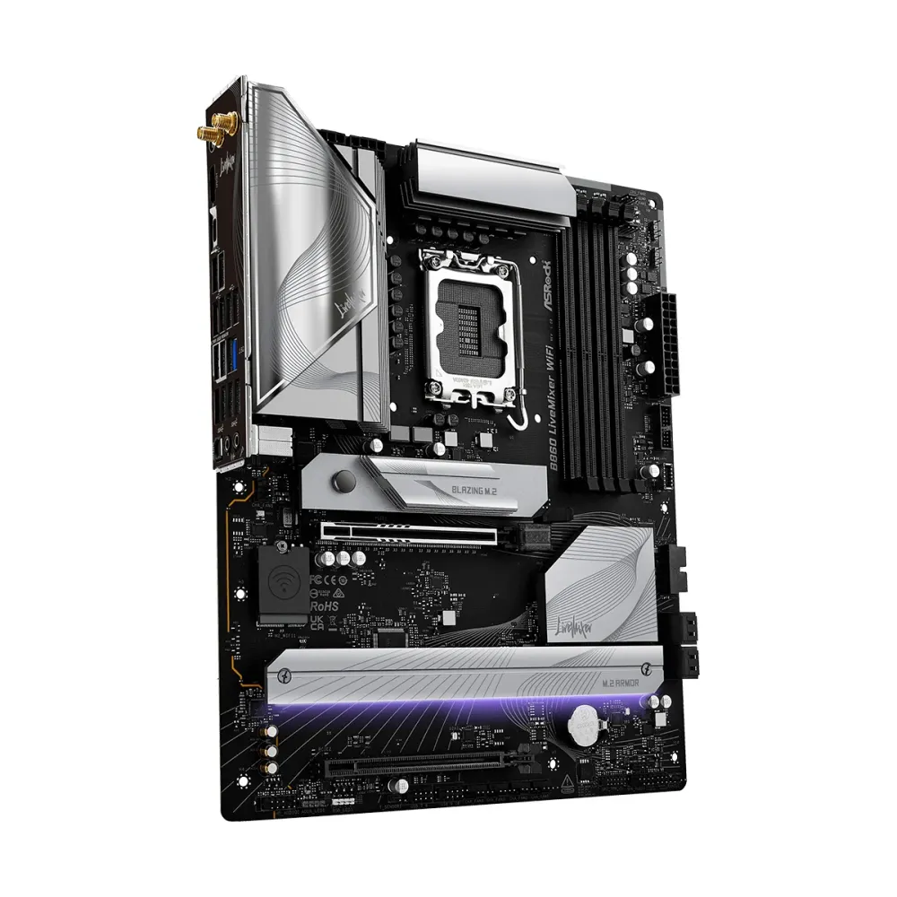 Дънна платка ASRock B860 LiveMixer WIFI 6E, LGA 1851 Дънна платка ASRock B860 LiveMixer WIFI 6E, LGA 1851