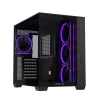 Кутия ASUS A32 PLUS Tempered Glass + 4 ARGB Вентилатора - Black
