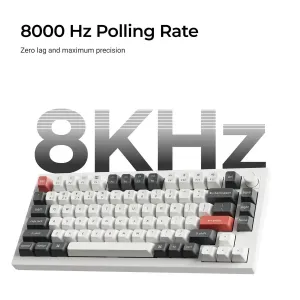 Безжична механичка клавиатура Keychron Q1 Ultra 8K Black - Silk POM Switch Brown