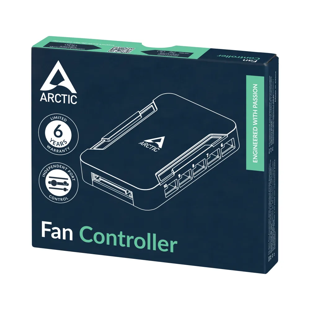 Контролер за вентилатори ARCTIC Case Fan PWM Hub 1 to 10 Port