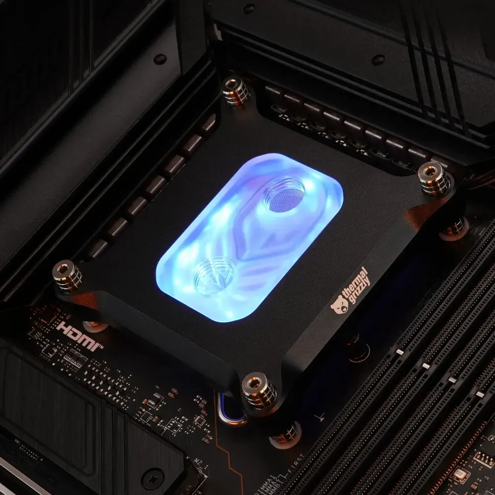 Воден блок за процесор Thermal Grizzly Intel 1851 Mycro Pro RGB Воден блок за процесор Thermal Grizzly Intel 1851 Mycro Pro RGB