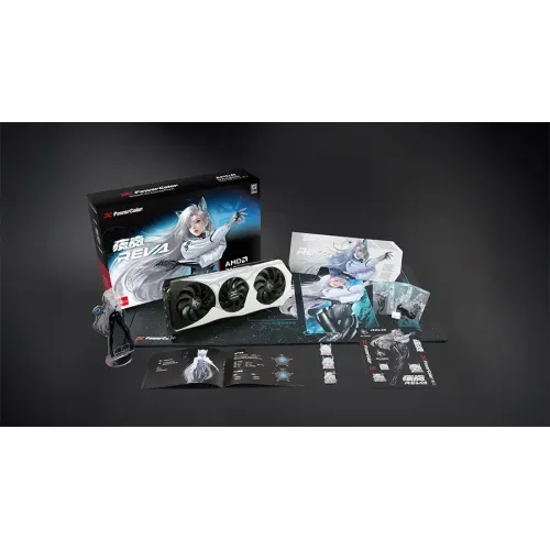 Видео карта PowerColor Radeon RX 9070 XT HELLHOUND OC REVA EDITION 16GB GDDR6 Видео карта PowerColor Radeon RX 9070 XT HELLHOUND OC REVA EDITION 16GB GDDR6