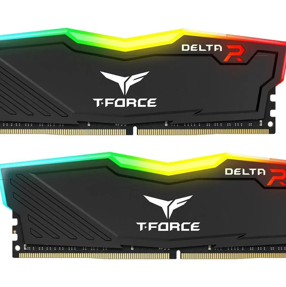 Памет Team Group T-Force Delta RGB Black DDR4 16GB (2x8GB) 3200MHz 1.35V