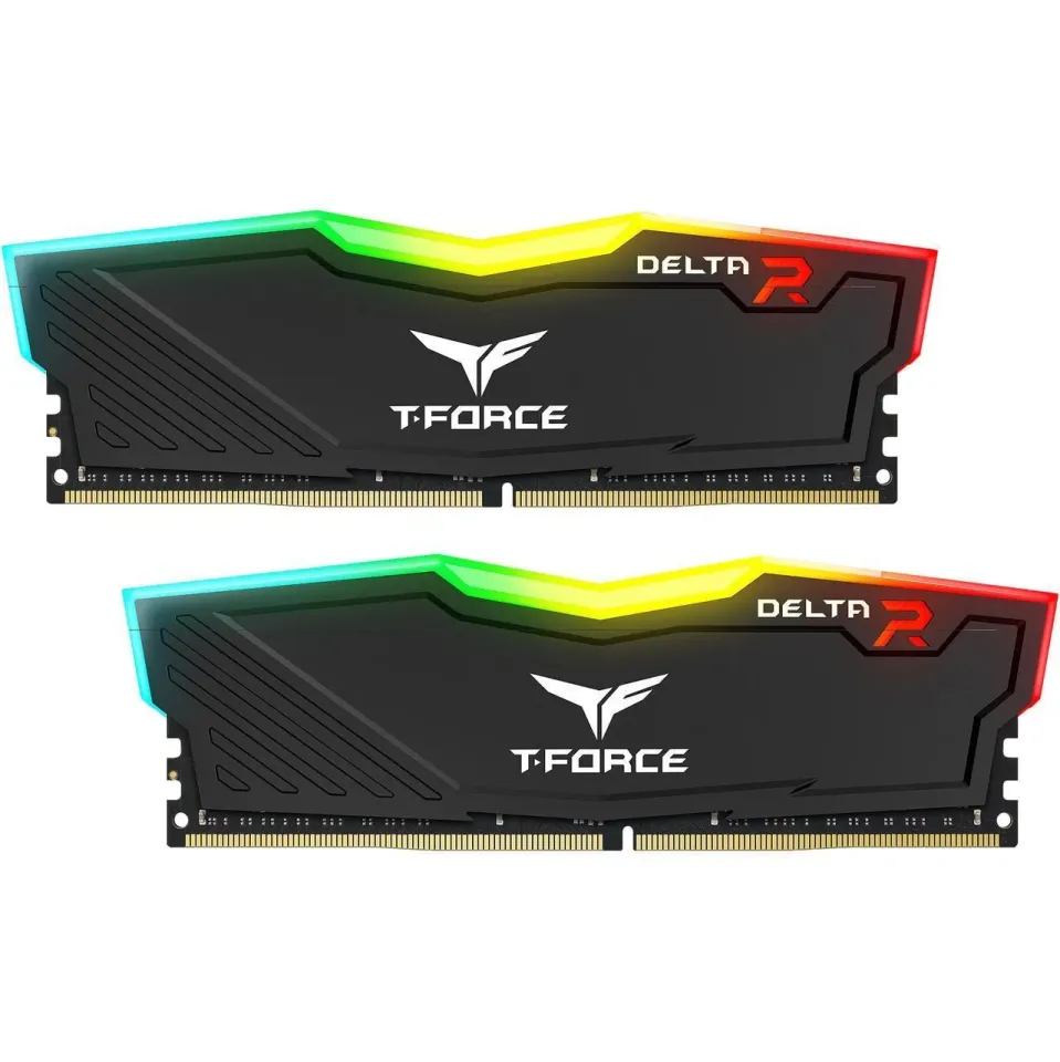 Памет Team Group T-Force Delta RGB Black DDR4 16GB (2x8GB) 3200MHz 1.35V Памет Team Group T-Force Delta RGB Black DDR4 16GB (2x8GB) 3200MHz 1.35V