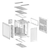 Кутия ASUS TUF Gaming GT502 Horizon ARGB White Edition Кутия ASUS TUF Gaming GT502 Horizon ARGB White Edition