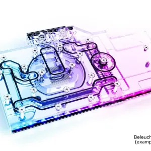 Воден блок за видео карта Alphacool Eisblock Aurora Acryl GPX-N RTX 3080/3090 Aorus Master/Xtreme with Backplate