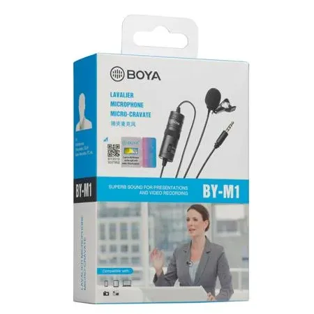 Микрофон брошка BOYA BY-M1 Микрофон брошка BOYA BY-M1