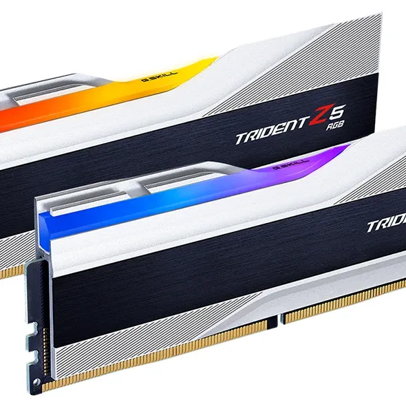 Памет G.SKILL Trident Z5 Silver RGB 32GB(2x16GB) DDR5 6000MHz F5-6000J3636F16GX2-TZ5RS