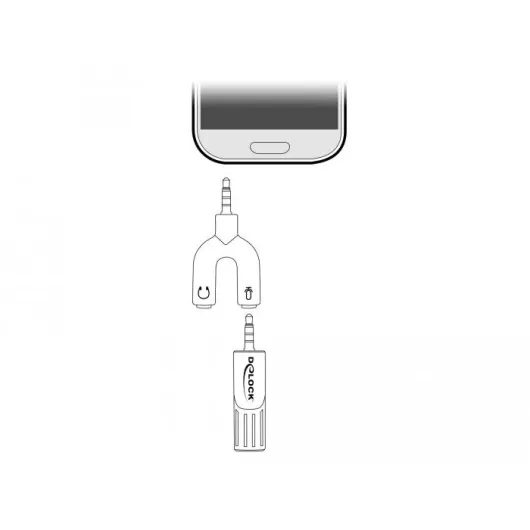 Микрофон DeLock 65893, За смартфон/таблет, 65893 Микрофон DeLock 65893, За смартфон/таблет, 65893