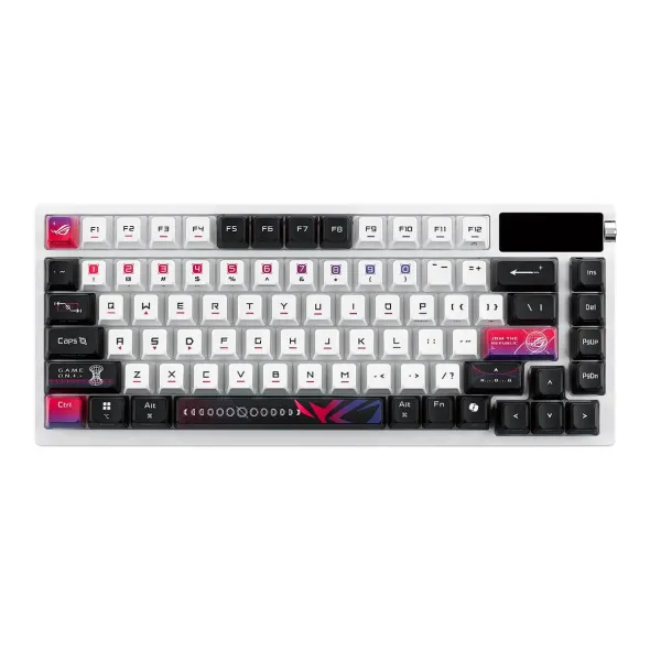 Геймърска безжична Клавиатура ASUS ROG Azoth X - White