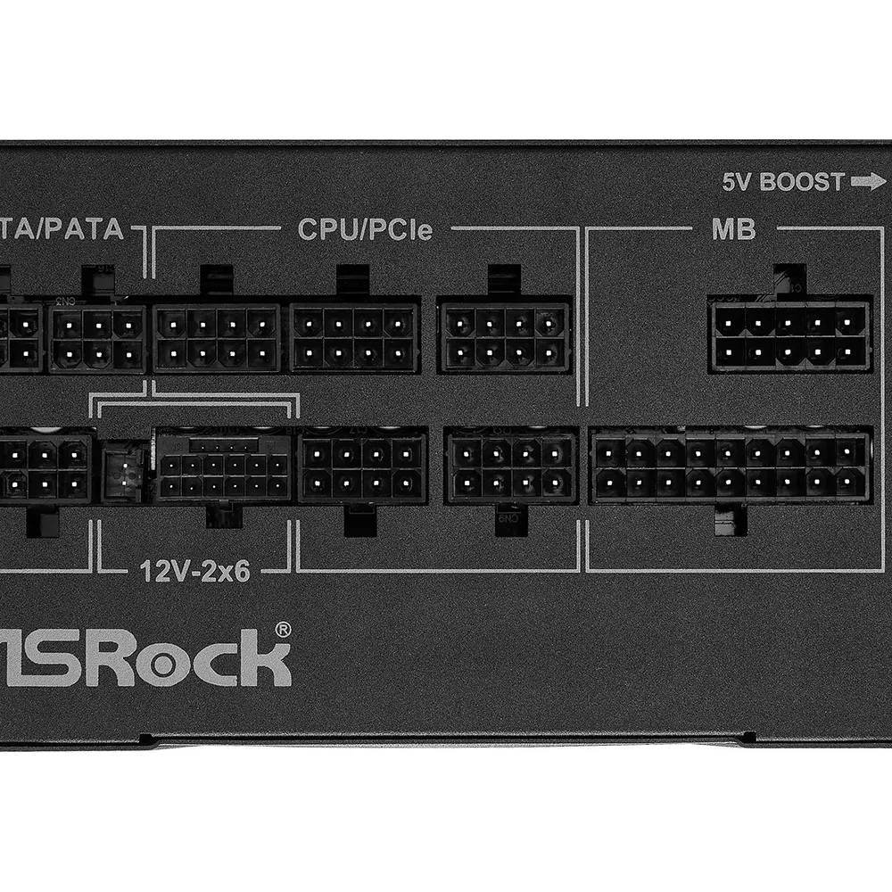 Захранващ блок ASRock Phantom Gaming 1000W 80+ Gold, PCIe 5.1