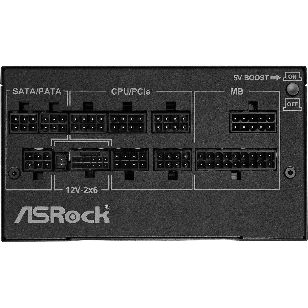 Захранващ блок ASRock Phantom Gaming 1000W 80+ Gold, PCIe 5.1