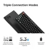 Безжична механичка клавиатура Keychron V1 Ultra 8K - Silk POM Switch Banana