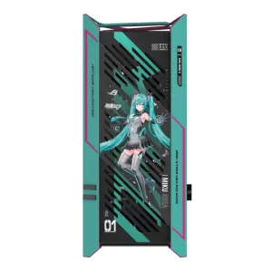 Кутия ASUS ROG Strix Helios II Hatsune Miku Edition E-ATX Mid-Tower