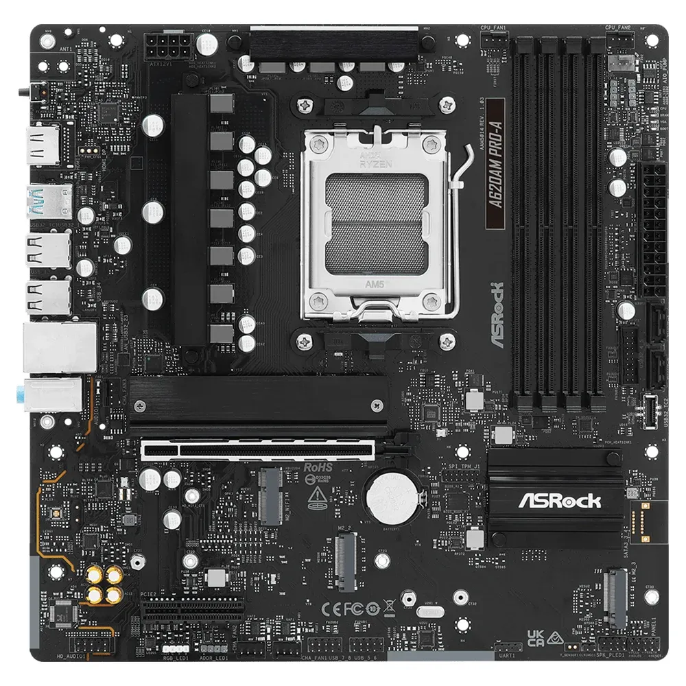 Дънна платка ASRock A620AM PRO-A, AM5
