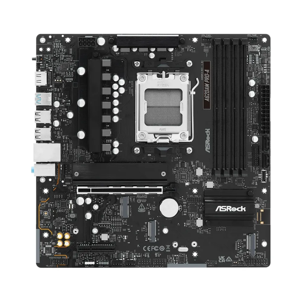 Дънна платка ASRock A620AM PRO-A, AM5