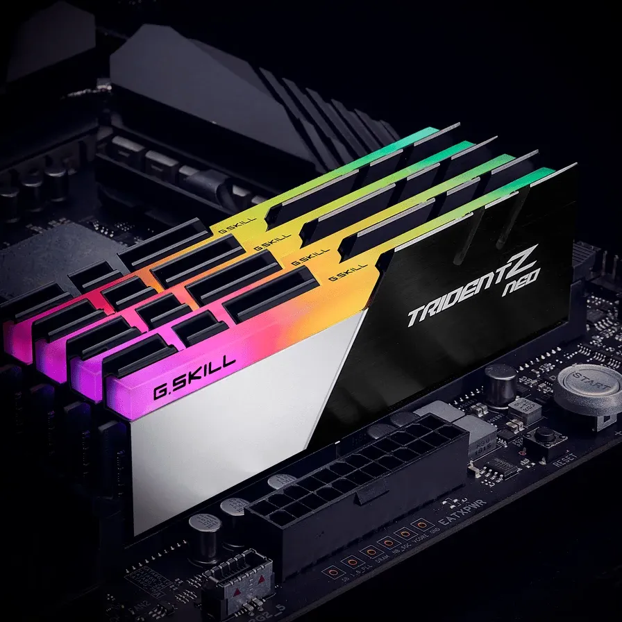 Памет G.SKILL Trident Z Neo RGB 32GB(2x16GB) DDR4 3600MHz F4-3600C16D-32GTZNC