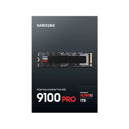 SSD SAMSUNG 9100 PRO 1TB, PCIe 5.0 NVMe M.2 Type 2280
