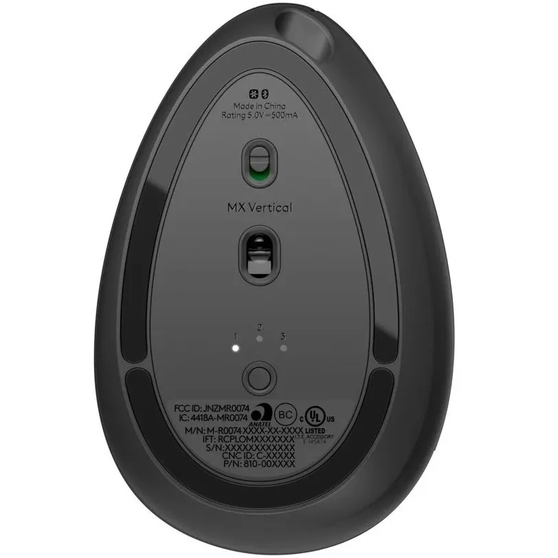 Безжична оптична мишка LOGITECH MX Vertical Advanced Ergonomic