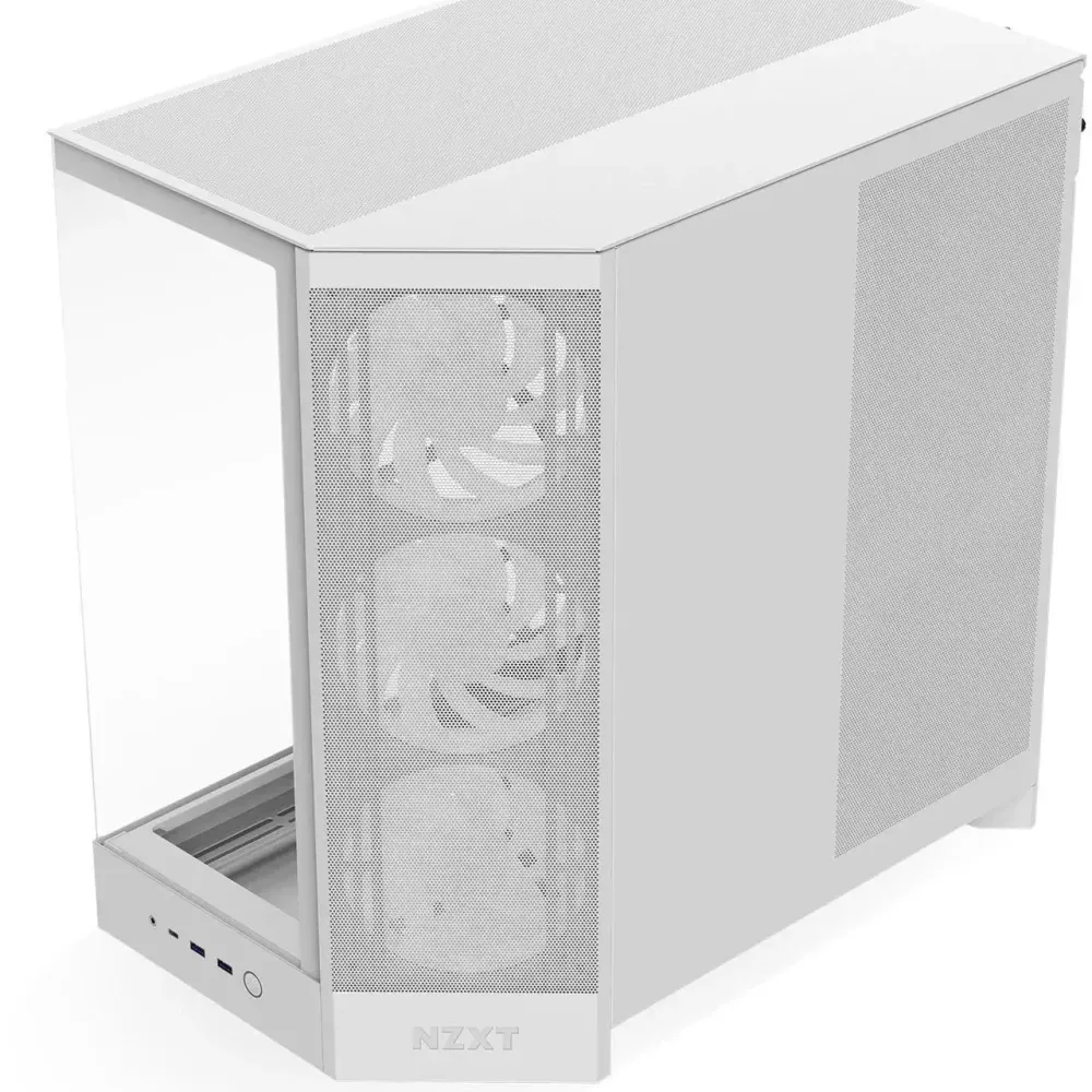 Кутия NZXT H9 Flow RGB Dual-Chamber - White