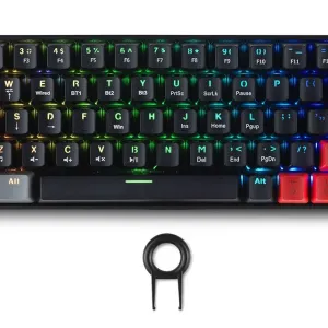 Геймърска безжична клавиатура Spartan Gear Pegasus 2 RGB Black/Grey